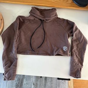 Born Primitive Cropped Cowlneck Sweatshirt